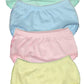 B-One Kids Baby Girls 100% Cotton Diaper Cover Bloomers 4 Pack (Size 1, Pastel)