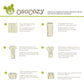 OsoCozy Prefolds Unbleached Cloth Baby Diapers, Size 1 (7-15 lbs), 6 Pack, Soft, Absorbent and Durable 100% Natural Cotton