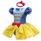 Fmyfwy Baby Girls Snow White Princess Costume Halloween Christmas Birthday Romper Tutu Dress W/Headband 70
