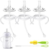 Straw Cup Conversion Kit for Philips Avent Natural Baby Bottles, Sippy Cups Transition Kit with Silicone Straw Top Nipples, Weig