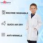 Dress Up America Kids Lab Coat - White Doctor Costume for Boys & Girls - STEM Play Dress-Up for Scientists & Doctors