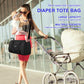 Supromomi Diaper Bag Tote: Large Capacity Mommy Bag, Baby Bag, Weekend Travel Diaper Bags For Boy And Girl, Mom Hospital Bag, Tw