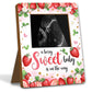 ALodr Strawberry Baby Shower Decorations, Baby Shower Sign Picture Frame, Berry Sweet Party Decor for Gender Reveal, Pregnancy M