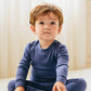 Vaenait Baby Kids Long Sleeve Modal Sleepwear Pajamas 2Pcs Set Modal Darkblue M