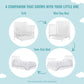 Dream On Me Harbor Full Panel 4-In-1 Convertible Mini Crib In White, Water-Based Paint Finish, Jpma Certified, 3-Position Mattre