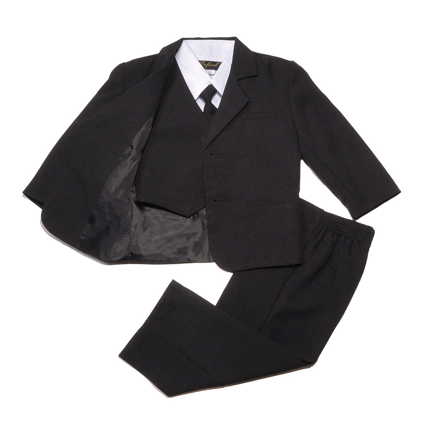 Nancy August Classic Baby Boys Formal Suit In Black S-Xl-Black-M