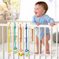 Toy Straps For Baby - 5 Pack Adjustable Silicone Toy Straps For Baby And Sippy Cup Straps For Strollers, High Chairs, Cribs, Car