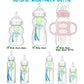 Sippy Nipple For Dr. Brown'S Wide-Neck Baby Bottles & Sippy Spout Bottles, Soft 100% Silicone Baby Bottle Sippy Straw Nipple, 6M