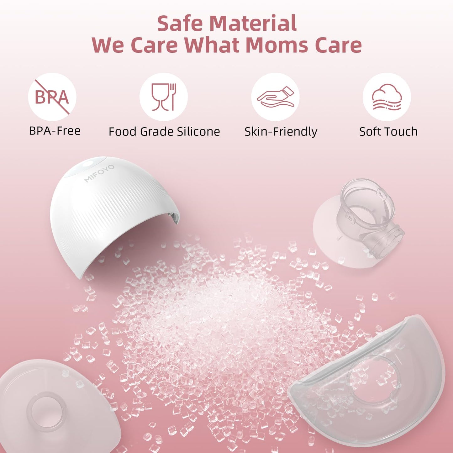 Wearable Breast Pump Hands Free: Electric Portable Breastfeeding Pump With 4 Modes & 9 Levels For Moms - Rechargeable Milk Pump
