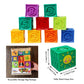 Kingtree Baby Blocks, 9PCS Soft Squeeze Building Blocks Stacking Toys for 6+ Months Babies, Baby Teething Chewing Educational Bl