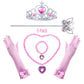Cmiko Princess Aurora Peach Costume Accessories Set For Toddler Girls Dress Up Birthday Party