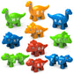 Montessori Toys for 2 3 Year Olds, Alphabet Learning Toys for Age 2-4 Boys & Girls, 26 PCS Double-Sided Dinosaur Toys for Kids 2