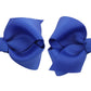 Zoonai 3 Inch Baby Girl Hair Bows Boutique Hair Clip Teens Toddlers Hairpin Headwear - Set Of 2 (Blue)