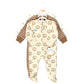 Hudson Baby Unisex Baby Cotton Sleep And Play, Brave Lion, 6-9 Months