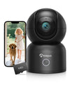 Anlapus C518 4K Pan/Tilt Home Indoor Security Camera, PlugIn Wifi Pet/Baby Monitor With OneTouch Call, Ai Human/Pet/Face Track
