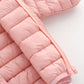 CECORC Winter Coats for Kids with Hoods Light Puffer Jacket for Girls | Baby, Infants, Toddlers, 3T,Pink