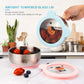 Mr. Chou Baby Bowls With Non-Slip Silicone Suction Cup, Insulated Double-Layer 304 Stainless Steel Toddler Bowls With Bpa Free A