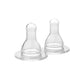 Lifefactory Bpa-Free Stage Y (6+ Months) Silicone Nipples, 2-Pack