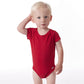 Gerber Baby 5-Pack Solid Onesies Bodysuits, Red, 18 Months