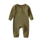 Baby Boy Girl 2 Pack Solid Romper Short/Long Sleeve One Piece Jumpsuits Clothes Sets (Yellow & Dark Green, 12-18 Months)