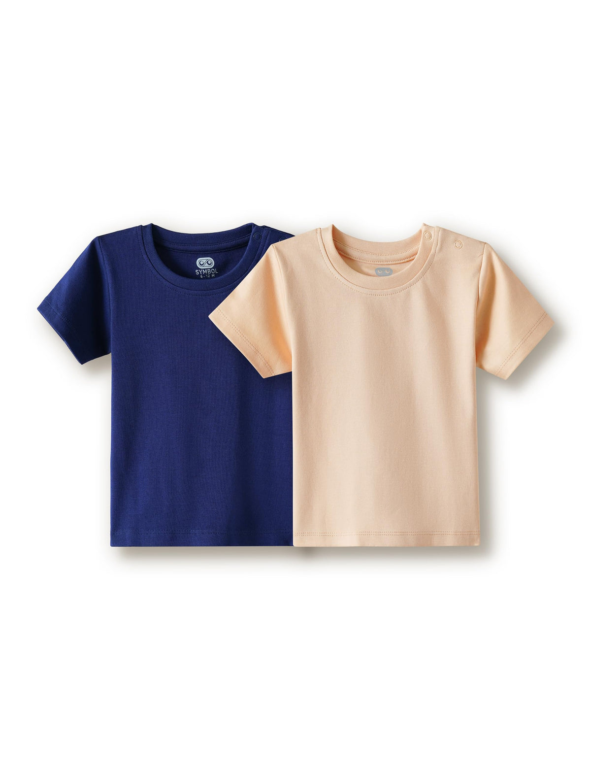 Amazon Brand Symbol Unisex 100% Cotton Half Sleeve TShirts (Pack Of 2) (SkBtsSs262004 (024M)_Nsb_1824 M)