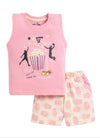 Cutopies Rose 100% Pure Cotton Sleeveless TShirt And Shorts Set (Pack Of 1) Baby Boys Clothing Sets