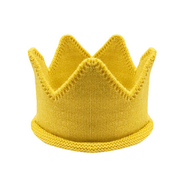 Allydrew Cute Baby Birthday Party Crown Headband Hat, Yellow