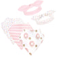 Hudson Baby Unisex Baby Cotton Bib And Headband Or Caps Set, Donut Hole, One Size