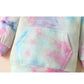 Newborn Infant Baby Girls Sweatshirts Tie Dye Sweatsuit Hoodies Tops Pants 2Pc Tracksuit Fall Winter Clothes Set (Green, 18-24 M