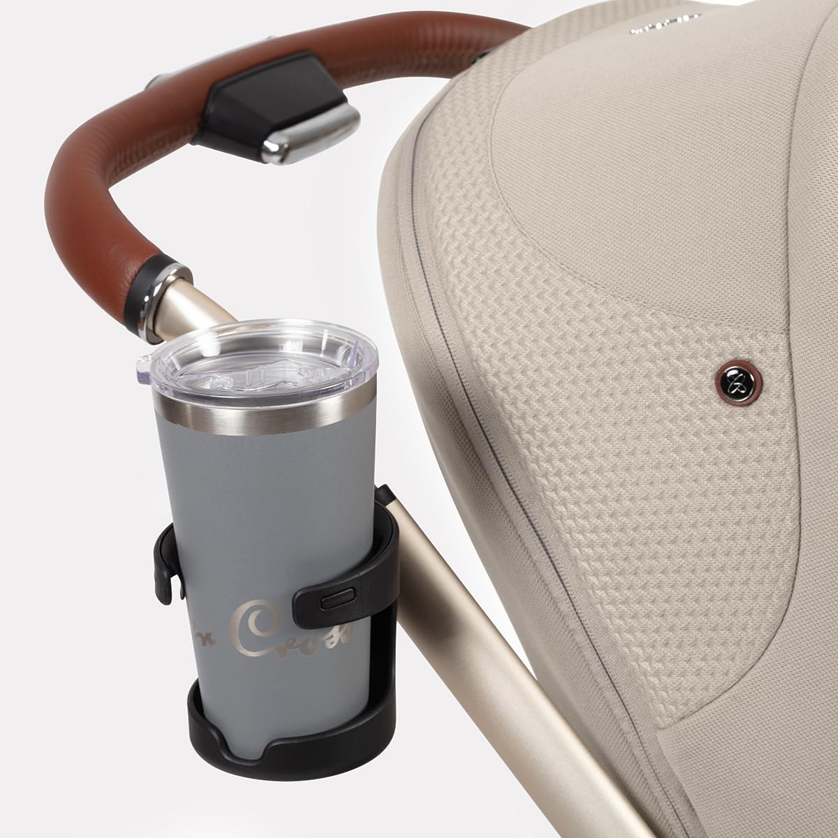 Silver Cross Dune Reef Cup Holder - Easily Attachable Stroller Cup Holder For Parents - Convenient And Versatile Cup Holder For