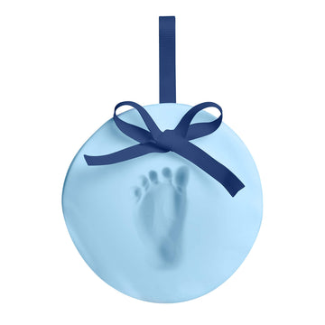 Pearhead Babyprints Babys First Handprint or Footprint Ornament Kit, Easy No-Bake DIY Clay Impression, Christmas Baby Keepsake 