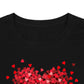 Toddler Valentine'S Day Shirts Boys Girls Love Heart Graphic T-Shirt Valentine Short Sleeve Tee Tops Black