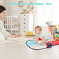 Pakoo Baby Play Mat Gym, 2 In 1 Baby Walker Tummy Time Activity Mat With 5 Infant Sensory Toys, Music And Lights Floor Play Mat