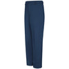 Red Kap Mens Stain Resistant, Flat Front Work Pants, Navy, 54W X 32L