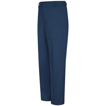 Red Kap Mens Stain Resistant, Flat Front Work Pants, Navy, 54W X 32L