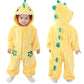 Tonwhar Infant And Toddler Halloween Cosplay Costume Kids' Animal Outfit Snowsuit(1-3 Months,Yellow Dinosaur)