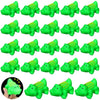 48 Pcs Mini Rubber Crocodile Baby Bath Toys for Girls Boys Luminous Squeaky Alligator Bathtub Toys Glow in The Dark Floating All