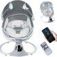 Electric Baby Swing For Infants To Toddler, Portable Swing Baby Rocker With 5 Point Harness, 5 Sway Speed, Bluetooth,12 Preset L