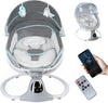 Electric Baby Swing For Infants To Toddler, Portable Swing Baby Rocker With 5 Point Harness, 5 Sway Speed, Bluetooth,12 Preset L