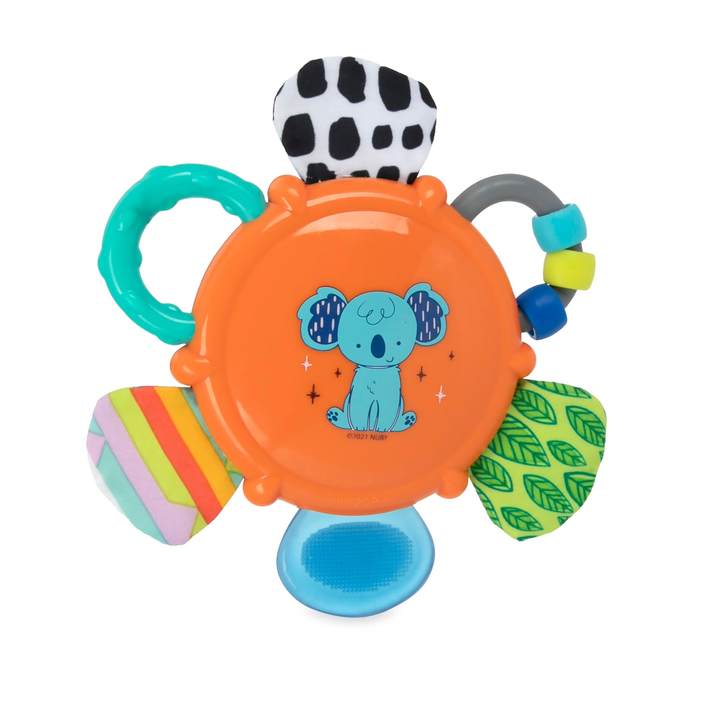 Nuby Look-at-Me Mirror Teether Toy, Colors May Vary
