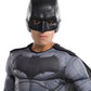 Rubie'S Boy'S Justice League Deluxe Batman Costume, Medium, Black & Grey