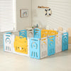 IFLETH Extra Large Foldable Play Pen for Babies and Toddlers - Astronauts Design, Portable Baby Fence, Blue