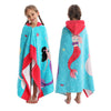 Hooded Towel For Kids, 100% Cotton Soft And Absorbent, Pool Bath Beach Swim Towel Wrap, Bathrobe Coverups For Girls And Boys, Ex