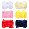 chiduerm 6 Pcs Baby Girls Headband Bows, Soft Nylon Hairbands Cute Big Bow Super Elastic Headband For Baby Girls Newborn Infant 