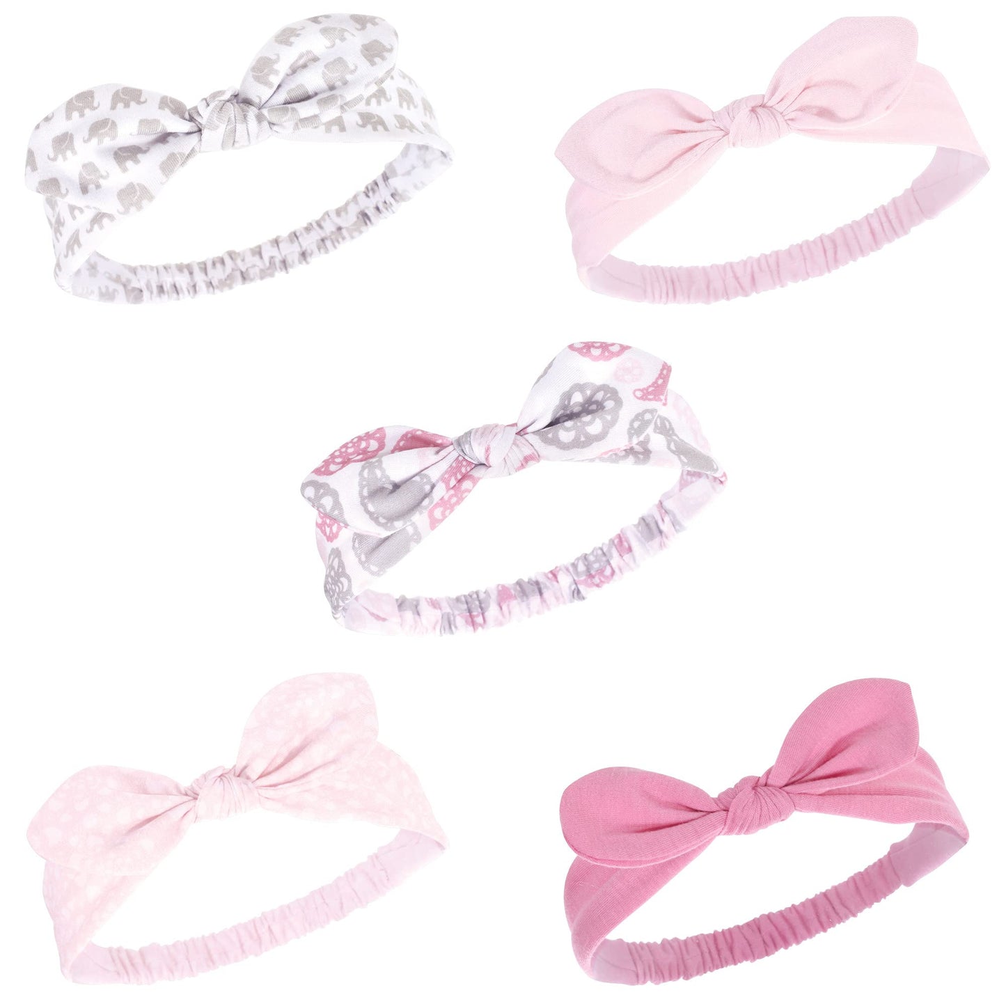 Hudson Baby Unisex Cotton And Synthetic Headbands, Paisley Medallion, 0-24 Months