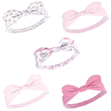 Hudson Baby Unisex Cotton And Synthetic Headbands, Paisley Medallion, 0-24 Months