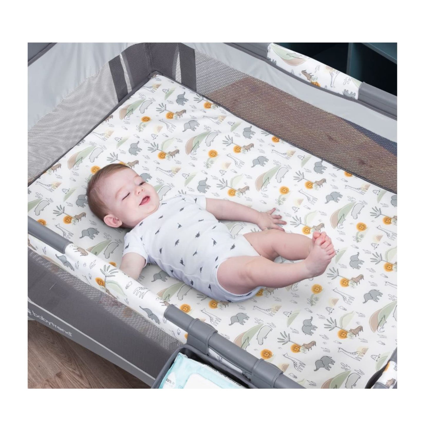 Baby Trend Lil Snooze Deluxe II Nursery Center, Twinkle Twinkle Little Moon