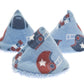 Beba Bean - Peepee Teepee for The Sprinkling WeeWeee, Baby Pee Shield, American Football Design