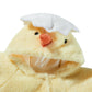 Beqeuewll Halloween Baby Costumes Infant Chicken Costume Hooded Bubble Romper Cute Baby Boy Girl Eggshell Cosplay Set(Eggshell,
