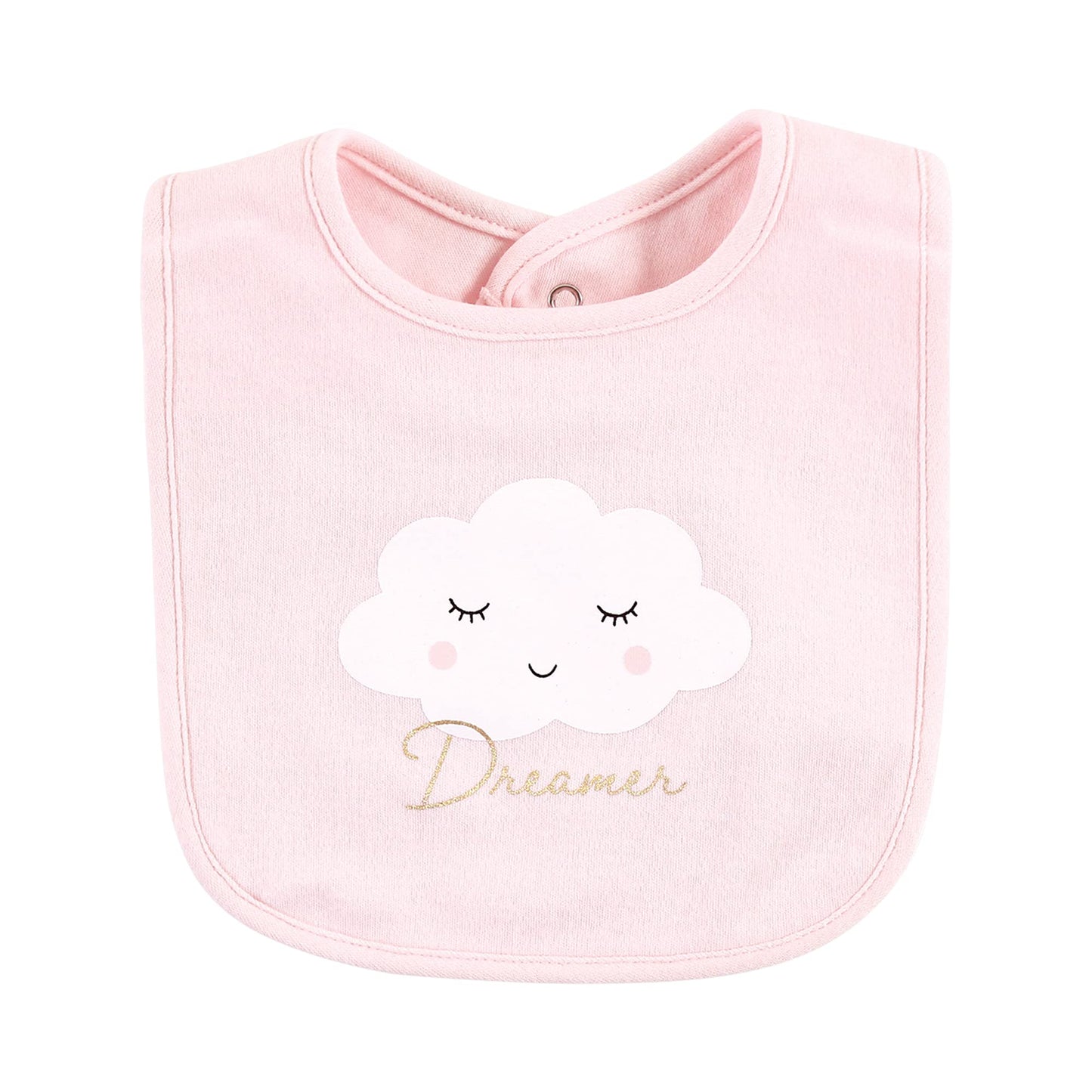 Hudson Baby Unisex Baby Cotton Bibs, Dreamer, One Size